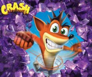 yapboz Crash Bandicoot, video oyunu Crash Bandicoot kahramanı
